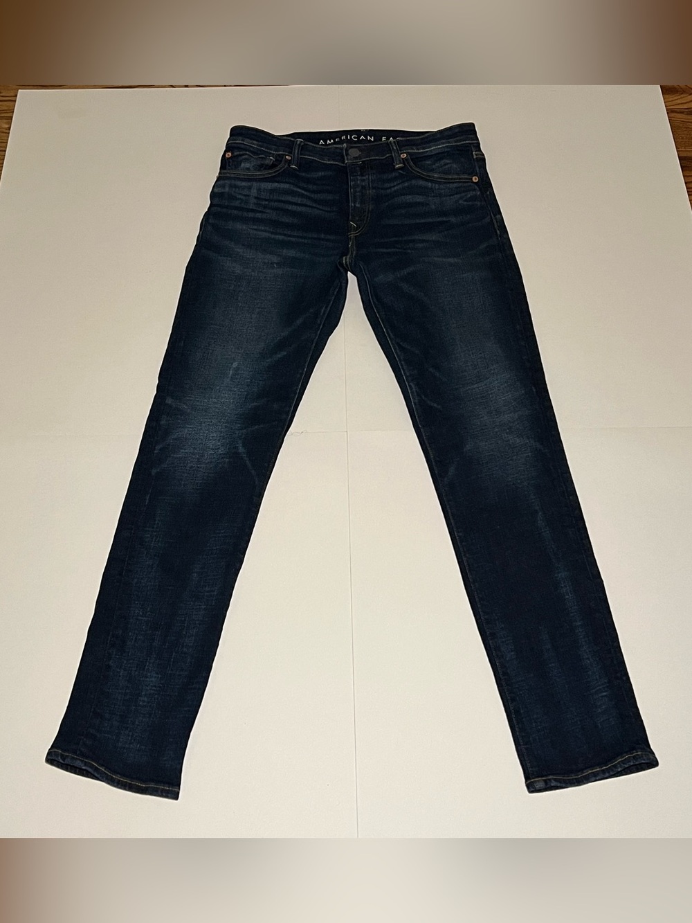 American Eagle Outfitters Dark Indigo Straight Leg Jeans